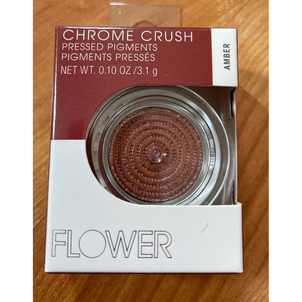 Flower Beauty‎ ~ Chrome Crush Pressed Pigment ~ Shade Amber~ BNIB